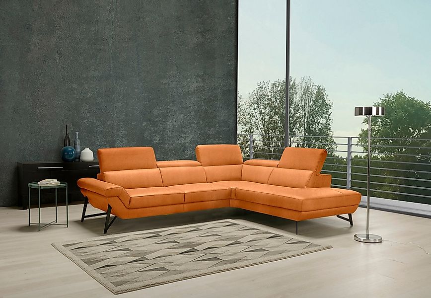 Egoitaliano Ecksofa "Narcisa, Design und Sitzkomfort der Extraklasse,", mit günstig online kaufen