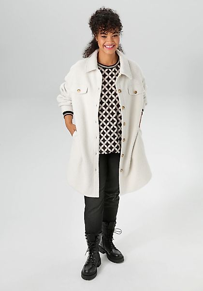 Aniston PLUS Fellimitatjacke, in Plüsch Optik- NEUE KOLLEKTION günstig online kaufen