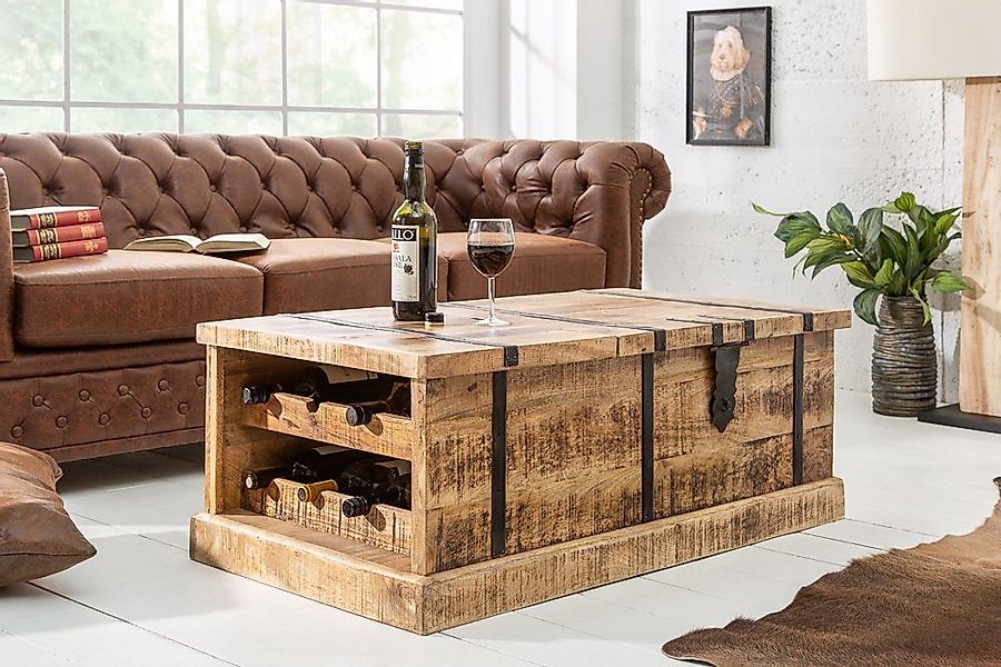 riess-ambiente Couchtisch BODEGA 100cm natur (Einzelartikel, günstig online kaufen