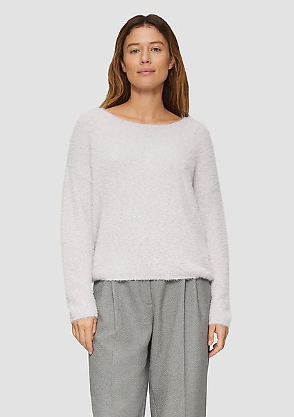 s.Oliver BLACK LABEL Strickpullover Flauschiger Strickpullover günstig online kaufen