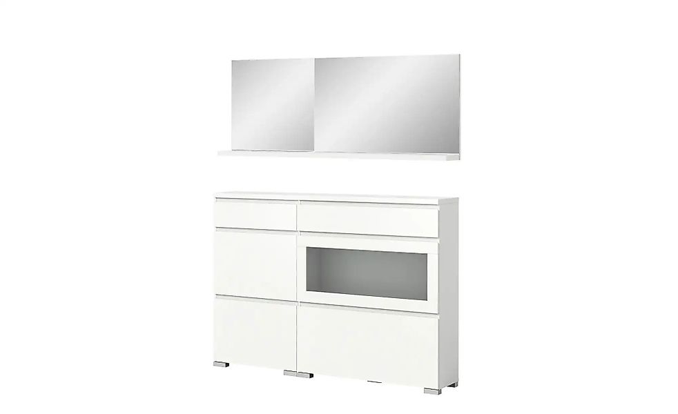 uno Schuhschrank-Set   ¦ weiß ¦ Maße (cm): B: 155 H: 194 Garderoben & Kleid günstig online kaufen