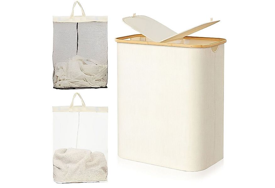 BlingBin Wäschekorb 150L Wäschekorb mit Herausnehmbarer und Waschbarer Inne günstig online kaufen