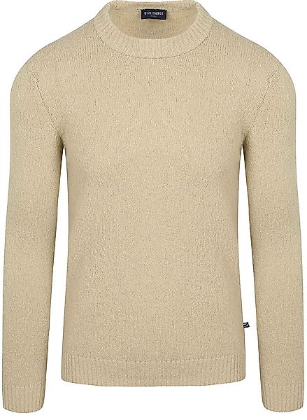 Suitable Pullover Bouclé Beige - Größe M günstig online kaufen