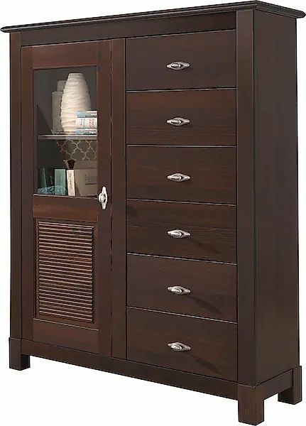 Home affaire Highboard »Rauna«, Vitrine, Breite 103 cm, FSC®-zertifiziertes günstig online kaufen