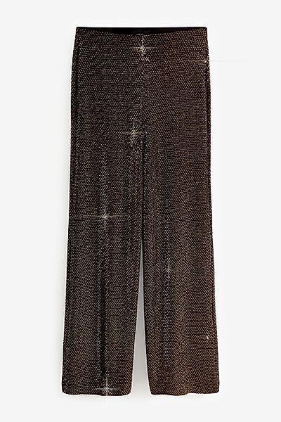 Next Marlene-Hose Paillettenhose mit weitem Bein, günstig online kaufen