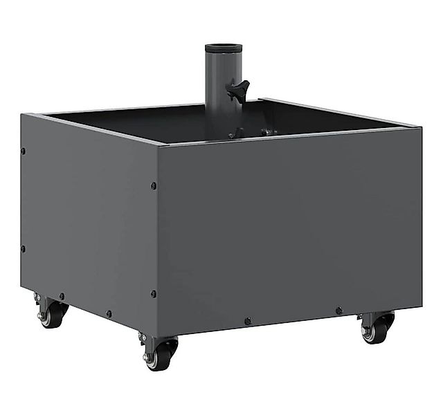 vidaXL Schirmhalter Sonnenschirmständer Anthrazit 45 x 45 x 45 cm Stahl, 1 günstig online kaufen