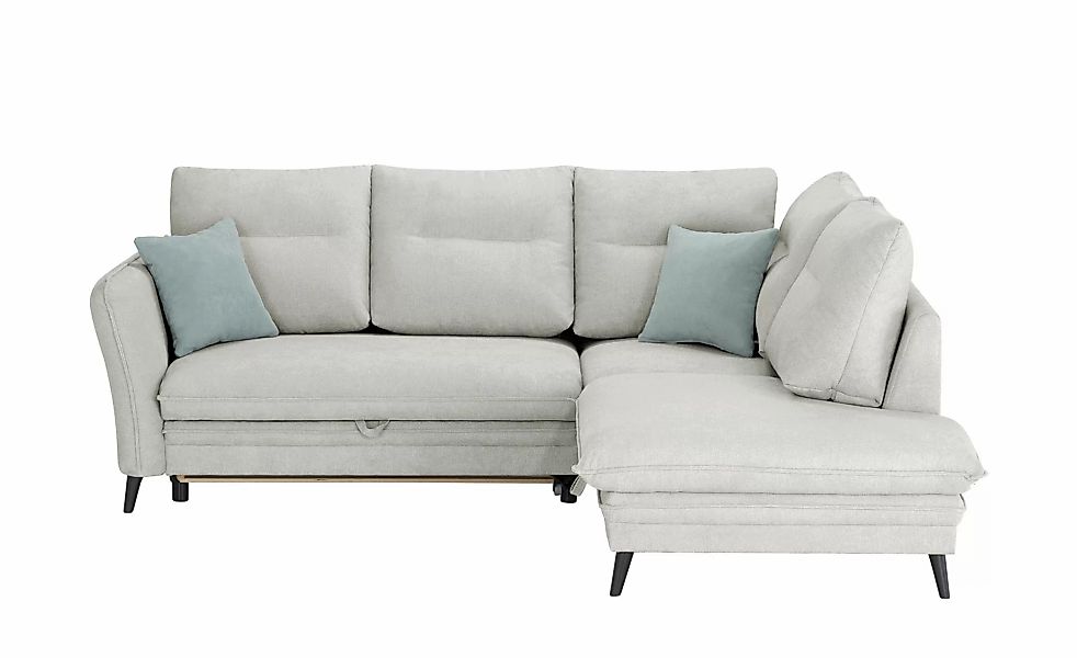 Ecksofa  Wilma ¦ grau ¦ Maße (cm): B: 245 H: 95 T: 203.0 Polstermöbel > Sof günstig online kaufen