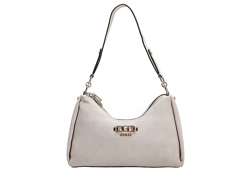 Guess Umhängetasche Anise Double Zip - Schultertasche 28.5 cm (stone logo) günstig online kaufen