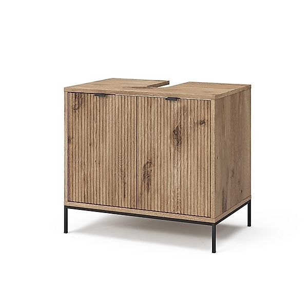 Vicco Waschbeckenunterschrank Eliza, Viking Oak/Sonoma, 70 x 63 cm mit 2 Tü günstig online kaufen