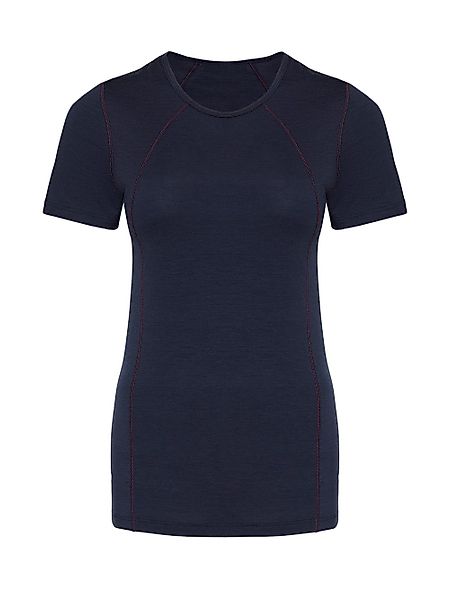 COMAZO Funktionsshirt aus Merinowolle Rundhalsausschnitt günstig online kaufen