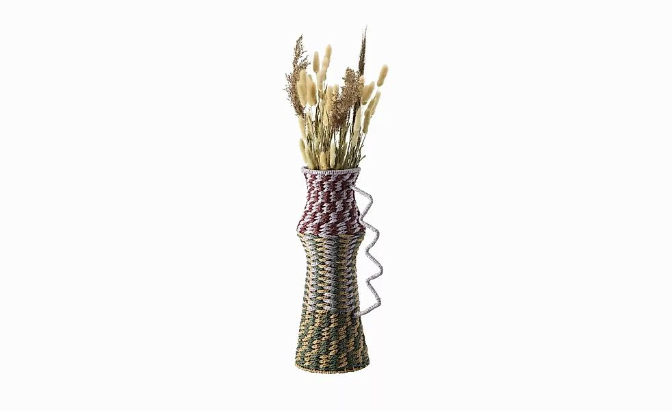 HOME STORY Deko Vase   ¦ mehrfarbig ¦ Papier,Eisen ¦ Maße (cm): B: 28 H: 54 günstig online kaufen