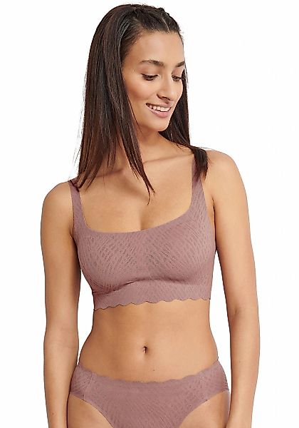 sloggi Bustier "ZERO Feel Bliss Top", unsichtbar mit Spitzenoptik günstig online kaufen