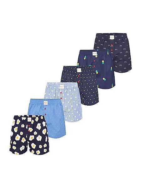 Phil & Co. Boxer Prints Herren Männer (6-St) günstig online kaufen