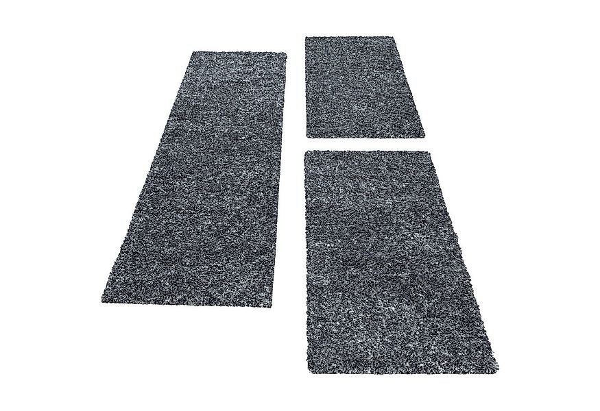 SIMPEX24 Hochflor-Bettumrandung Unicolor - Einfarbig, Höhe 30 mm, (Bett-Set günstig online kaufen