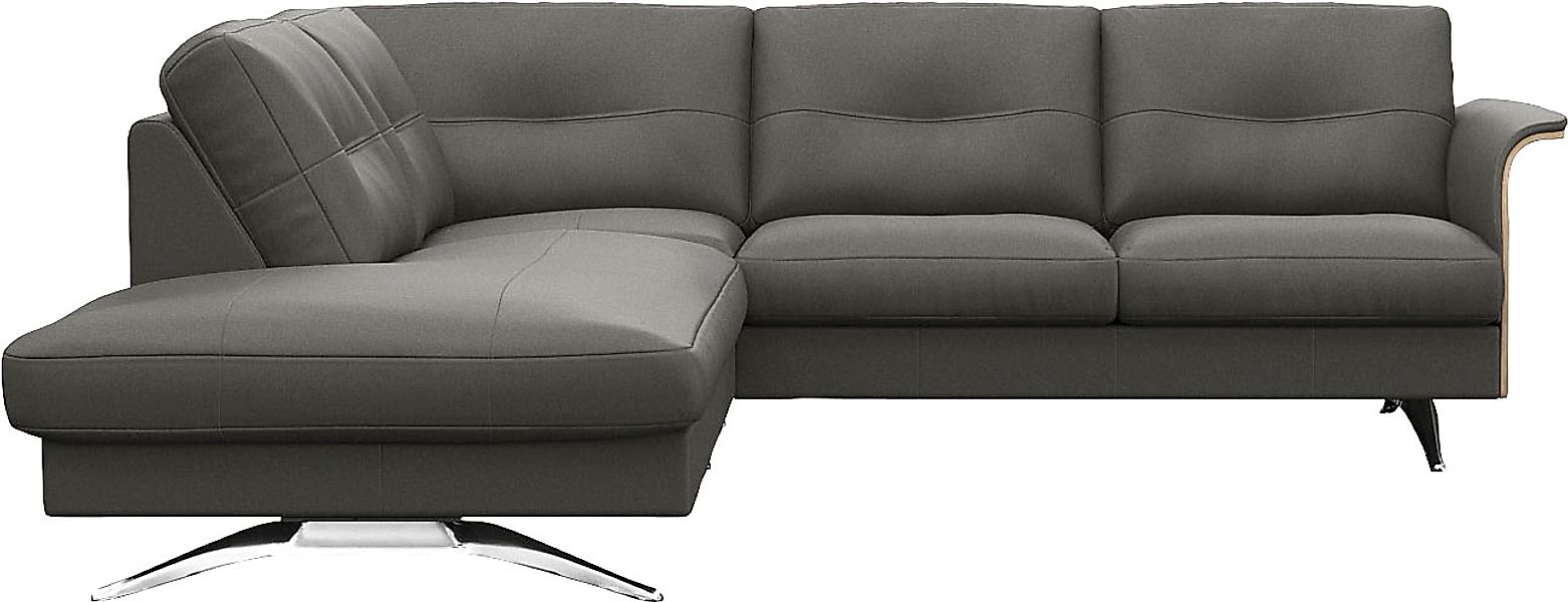 FLEXLUX Ecksofa »Glow, super bequem durch hochwertigem Sitzaufbau mit Feder günstig online kaufen