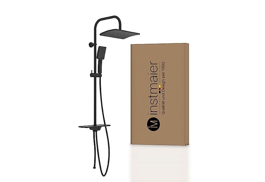 instmaier Brausegarnitur, 3 Strahlart(en), mit Duschablage, ohne Thermostat günstig online kaufen