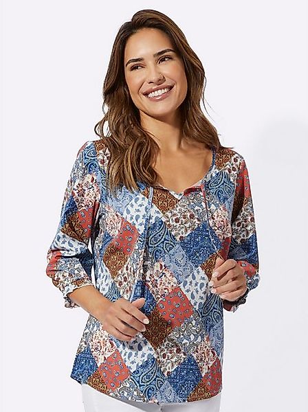 Sieh an! Klassische Bluse Schlupf-Bluse günstig online kaufen