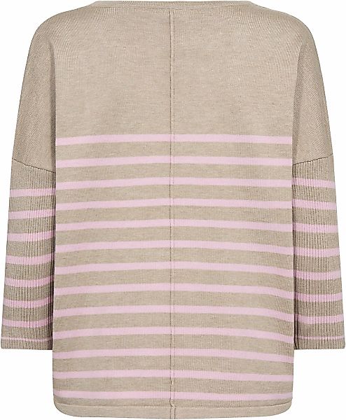 Saint Tropez Strickpullover "MilaSZ R-neck Stripe" günstig online kaufen