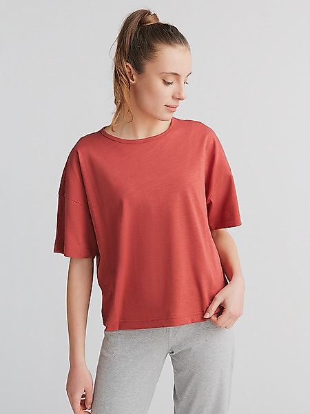 Albero Damen Flammé T-shirt Bio-baumwolle günstig online kaufen
