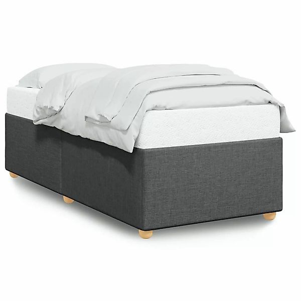vidaXL Bettgestell Dunkelgrau 80x200 cm Stoff Modell 52103187 günstig online kaufen