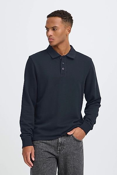 Blend Longpullover "BHKane" Moderner Sweat-Pullover mit Polokragen und Knop günstig online kaufen