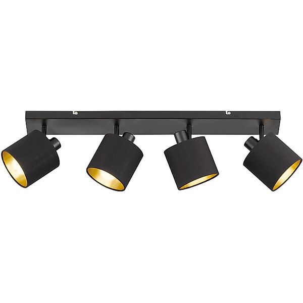 Reality Leuchten Deckenstrahler Tommy, Leuchtmittel wechselbar, 4-flammiger günstig online kaufen