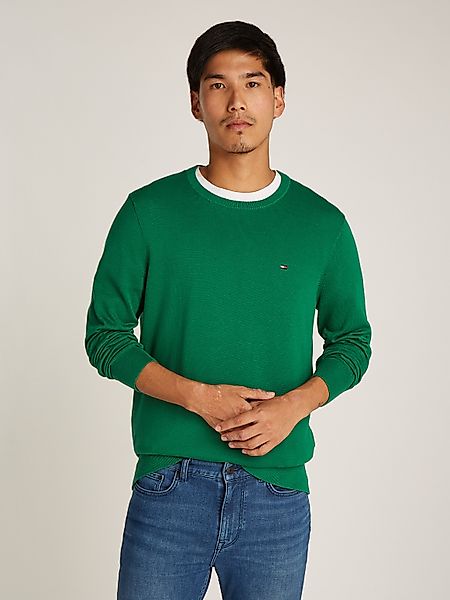 Tommy Hilfiger Rundhalspullover ESSENTIAL COTTON CREW günstig online kaufen