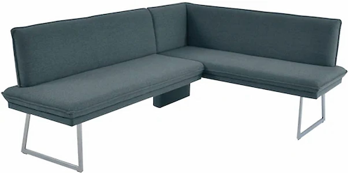 K+W Komfort & Wohnen Eckbank mit Sattlernaht und schmaler Kufe, langer Sche günstig online kaufen