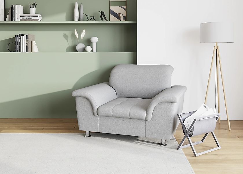 DOMO collection Sessel "Franzi, zeitlos & elegant, moderne Sitzheftung" günstig online kaufen