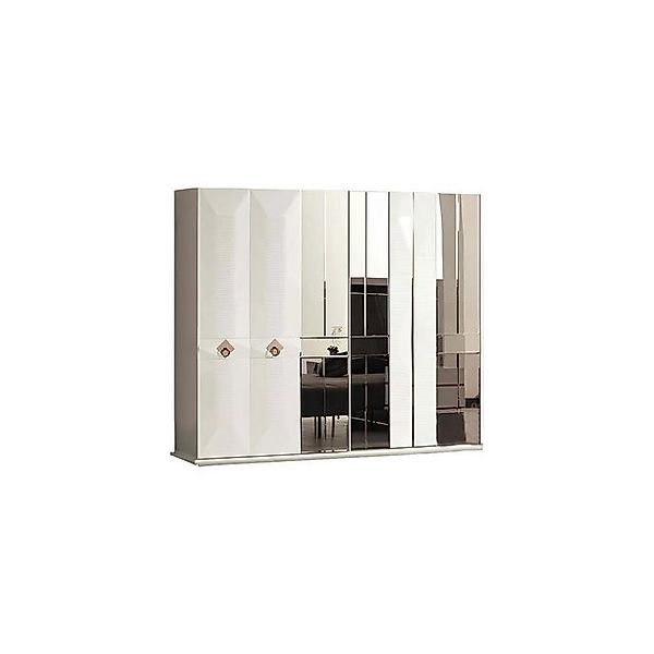 JVmoebel Kleiderschrank Luxuriöser Beiger Kleiderschrank Moderne Schlafzimm günstig online kaufen