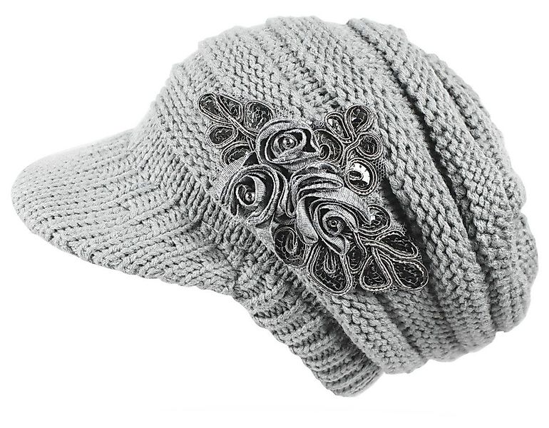 dy_mode Strickmütze Damen Schirmmütze Einfarbig mit günstig online kaufen