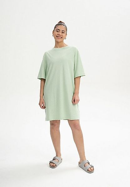 MELA Shirtkleid Oversized T-Shirt Kleid BAASU Fein gerippter Kragen günstig online kaufen