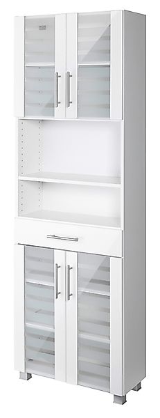 welltime Seitenschrank "Jaca", Breite 60 cm, mit MDF Hochglanz-Fronten günstig online kaufen