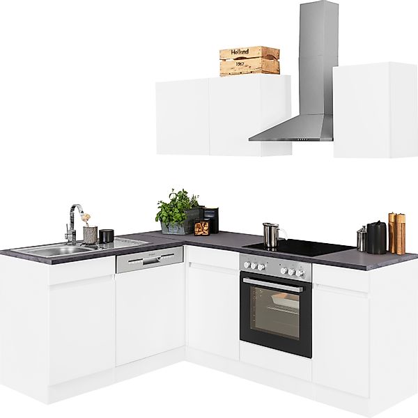 OPTIFIT Winkelküche "Roth", Stellmaße 210x175 cm,wahlweise mit E-Geräten, P günstig online kaufen