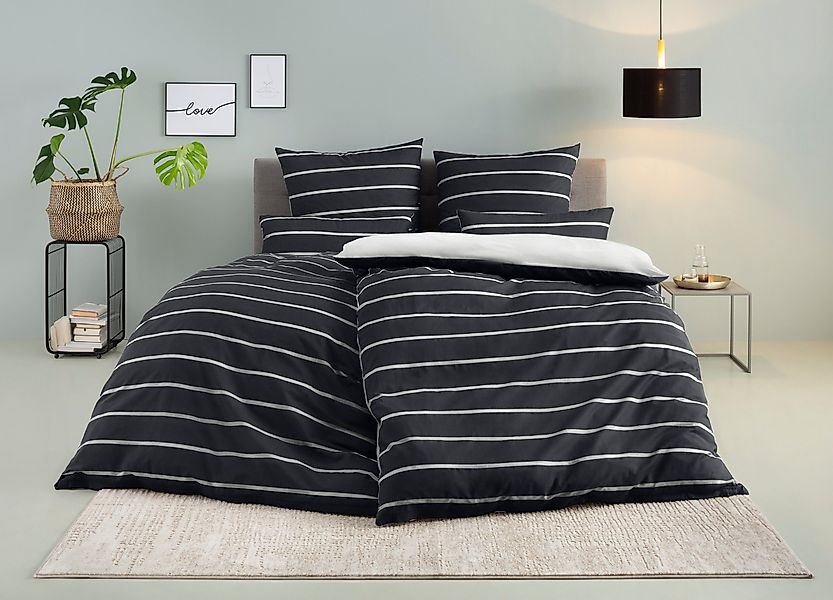 my home Wendebettwäsche Katja, Linon, 2 günstig online kaufen