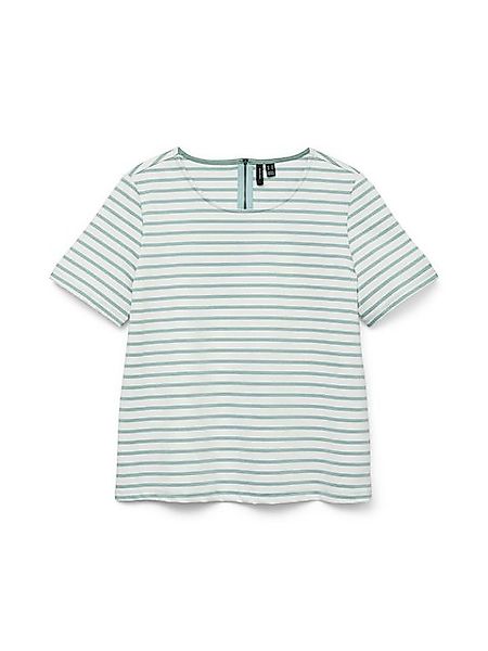 Vero Moda Rundhalsshirt VMABBY SS ZIP TOP JRS NOOS günstig online kaufen