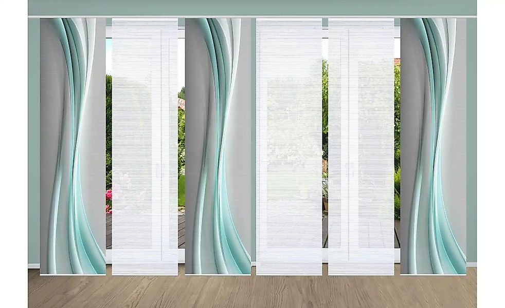 HOME in green Schiebegardine 84070 ELANIA günstig online kaufen