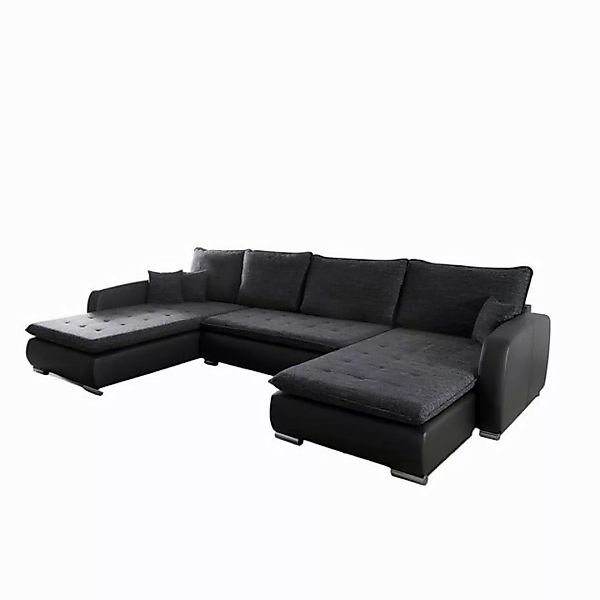 Xlmoebel Bett Neu XXL Ecksofa mit Bettfunktion und Polsterung in eleganter günstig online kaufen