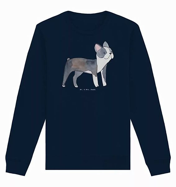 Mr. & Mrs. Panda Longpullover Größe S Boston Terrier Moment - French Navy - günstig online kaufen