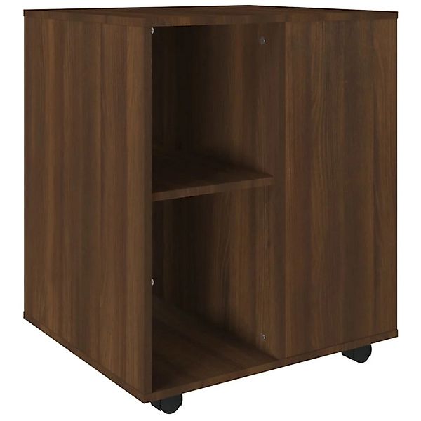 vidaXL Rollschrank Braun Eichen-Optik 60x53x72 cm Holzwerkstoff günstig online kaufen