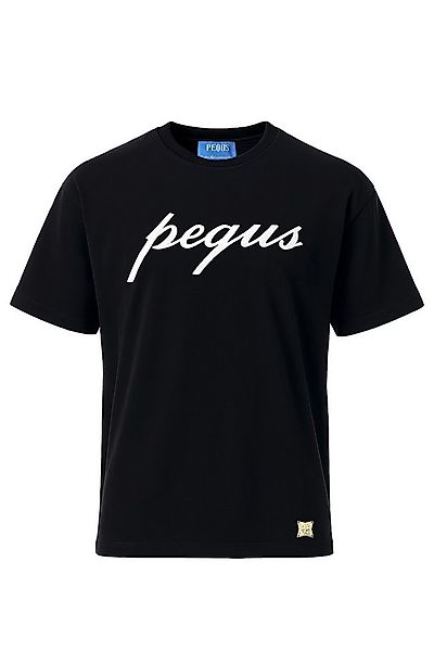 PEQUS Print-Shirt Herren Oversize T-Shirt mit Frontlogo (Stylischer Oversiz günstig online kaufen