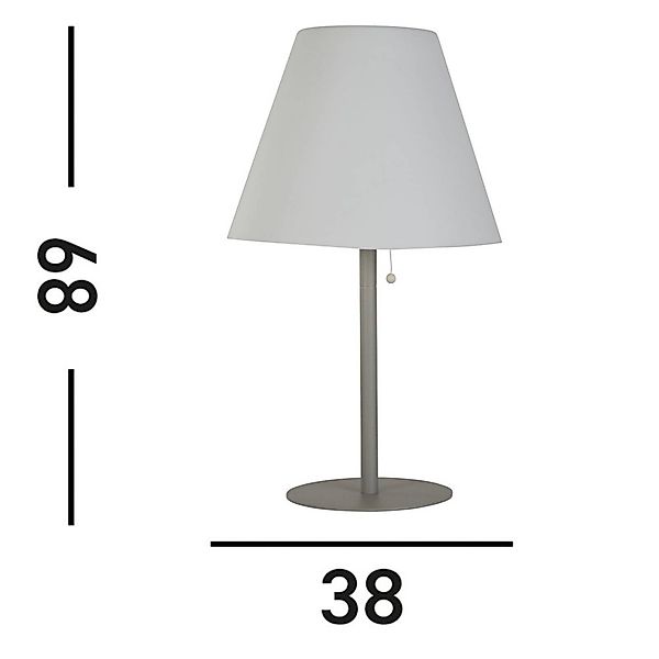 LED-Solar-Tischleuchte Venice I, IP44, weiß/silber günstig online kaufen