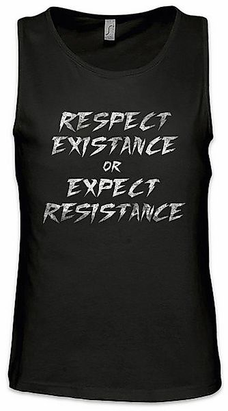 Urban Backwoods Tanktop Respect Existance Or Expect Resistance Ärmelloses T günstig online kaufen