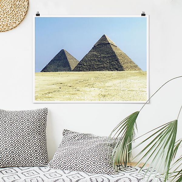 Poster - Querformat Pyramids Of Gizeh günstig online kaufen