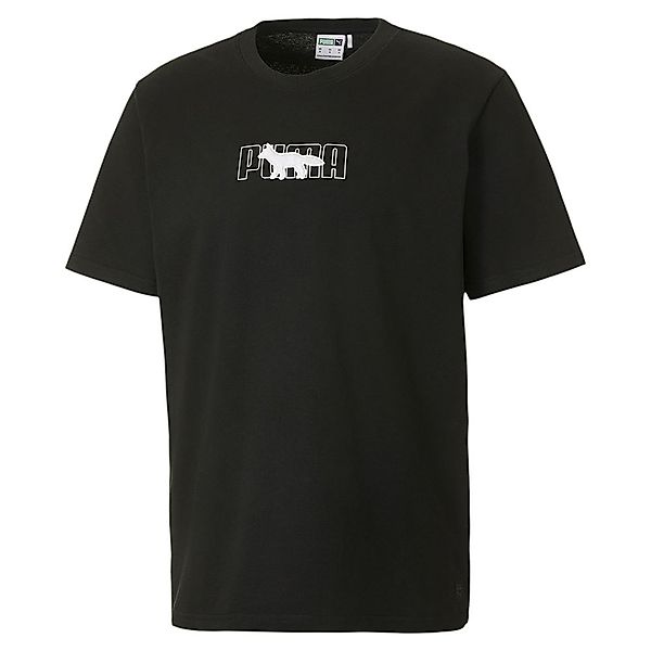 Puma Select X Maison Kitsune Oversized Kurzärmeliges T-shirt L Puma Black günstig online kaufen