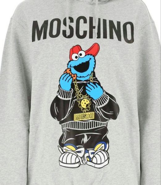 Moschino Hoodie X SESAME STREET Cookie günstig online kaufen