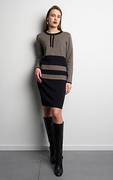 Passioni Strickpullover mit Fischgrätennmuster günstig online kaufen