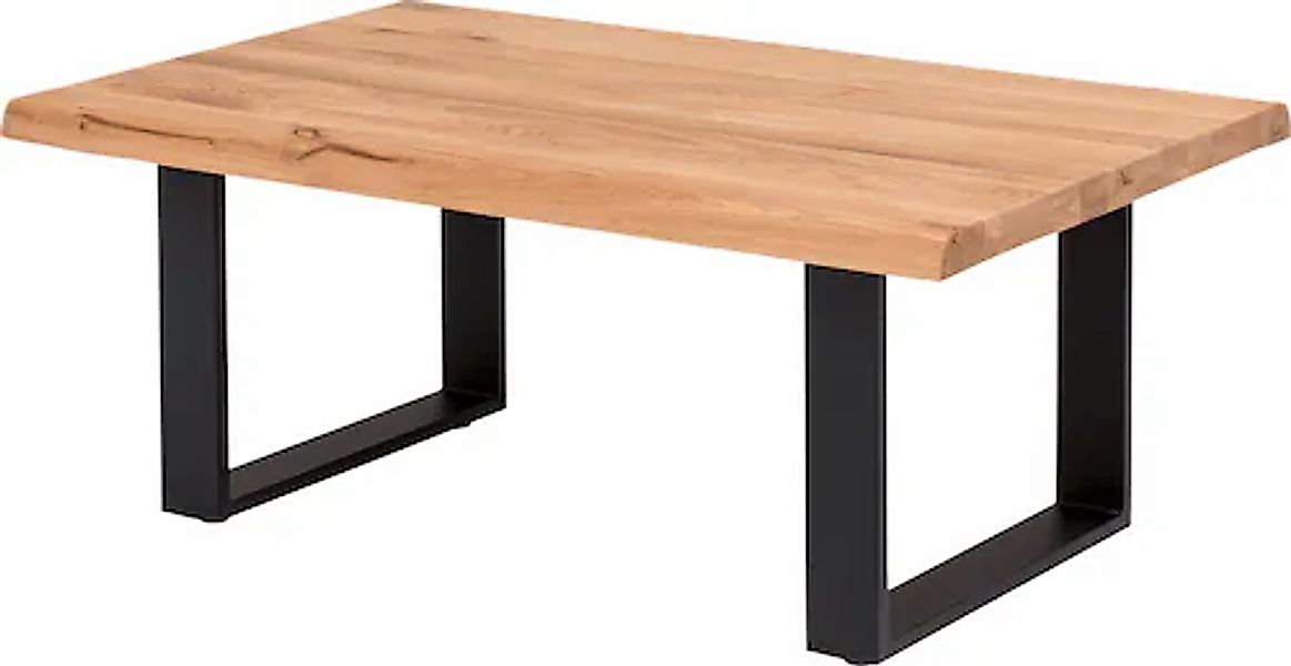 Home affaire Couchtisch »Tristan«, aus Massivholz Eiche mit Baumkante günstig online kaufen