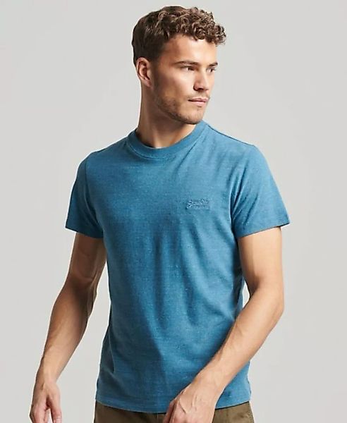 Superdry T-Shirt VINTAGE LOGO EMB TEE Alaskan Blue Marl günstig online kaufen