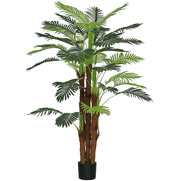 HOMCOM Kunstpflanze mit 36 Zweige Kunststoff Zement  Ø16 x 160H cm günstig online kaufen